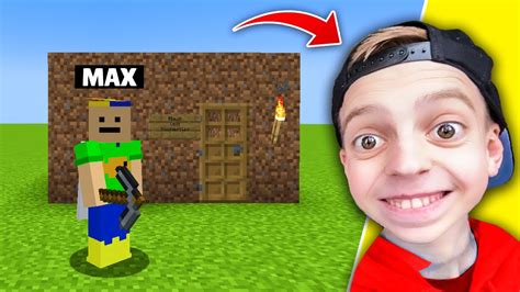 Kleiner Max Spielt Mal Alleine Minecraft Und Dann Youtube