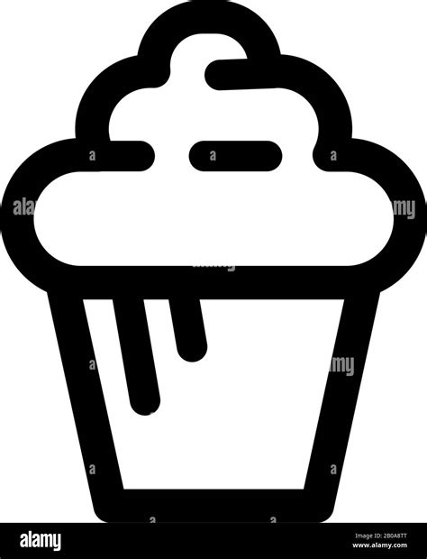 Cupcake Icon Design Vector Template Stock Vector Image Art Alamy