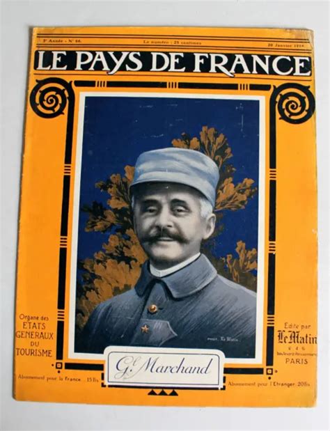 Ancien Journal Le Pays De France E Annee N Janvier General