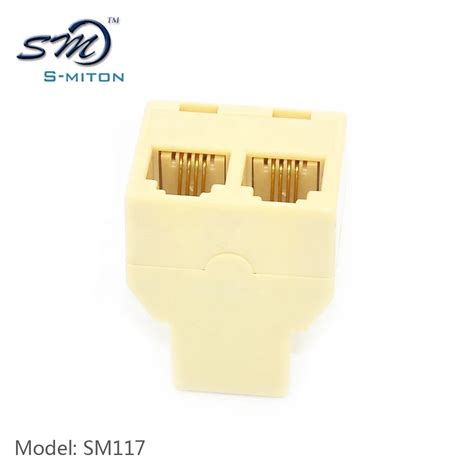 Rj11 6p4c 3 Female Sockets Splitter For Telephone Landline Buy Female Socket For Us Telephone