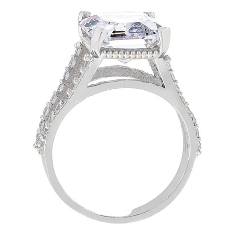 Katharine McPhee 10.23ctw Engagement Ring - Sterling Silver – KMF Jewelry