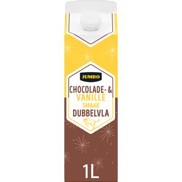 Jumbo Romige Chocolade Vanille Smaak Dubbelvla L Bestellen Jumbo