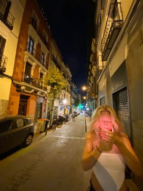 Running Away Madrid Night Out Destinations Traveling Street View