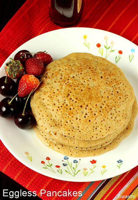 Eggless Pancake Recipe How To Make Eggless Pancakes With Wheat Flour