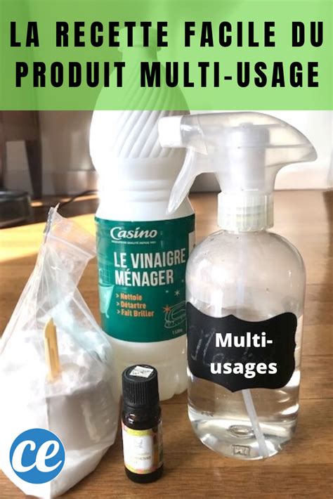 Comment Je Fabrique Mon Spray Nettoyant Multi Usage En Min Chrono