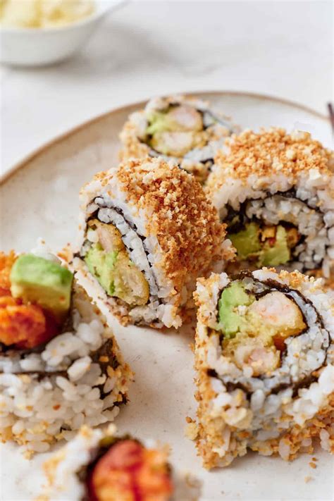 Crunchy Roll Sushi - Food Faith Fitness