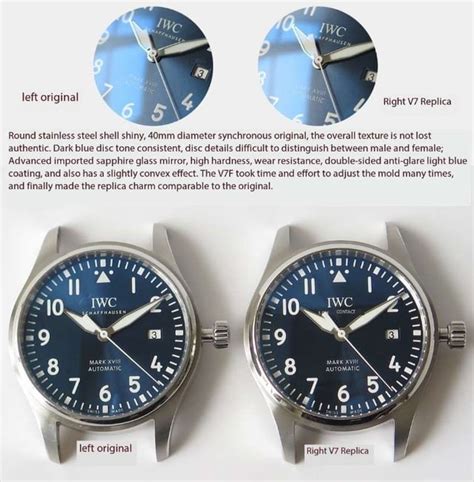 Gen vs. V7F comparison | IWC Mark XVIII comprehensive guide : r/RepTime