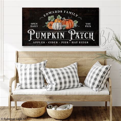 personalized canvas fall wall art fall canvas wall art autumn wall