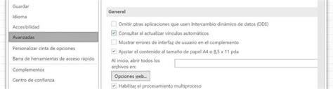 Actualizar vínculos en Excel problemas y soluciones