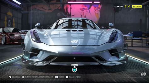 Need For Speed Heat Gameplay 1500hp Koenigsegg Regera Customization