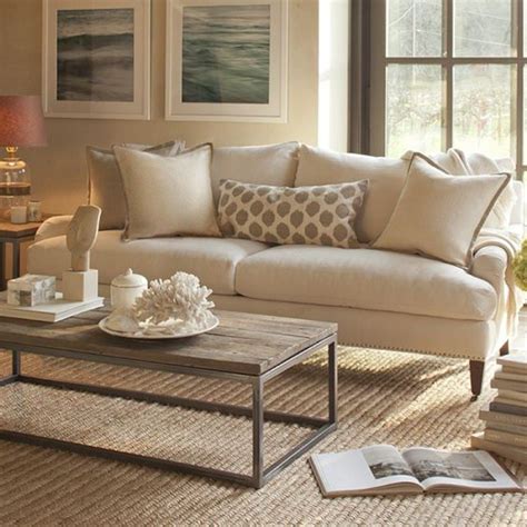 Pretty I Would Use Some Contrasting Color Pillows Beige Living Rooms Living Room Designs