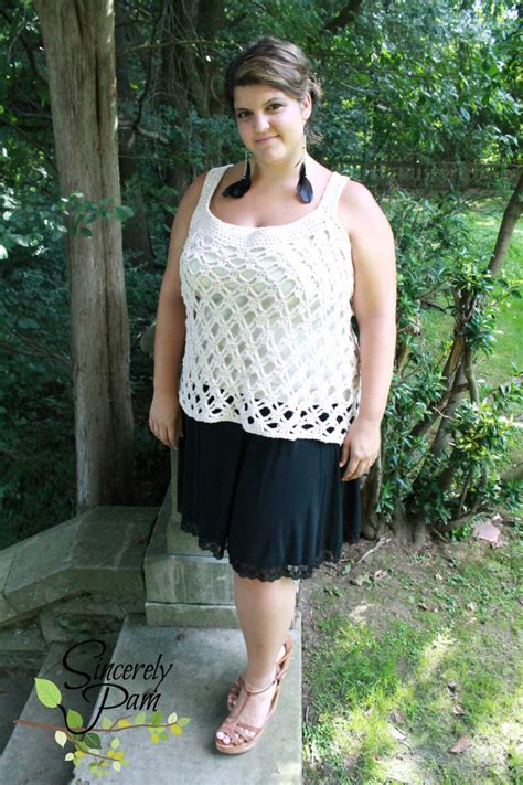 Samantha Tank Plus Sizes Crochet Pattern Pdf Etsy