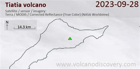 Latest satellite images of Tiatia volcano | VolcanoDiscovery