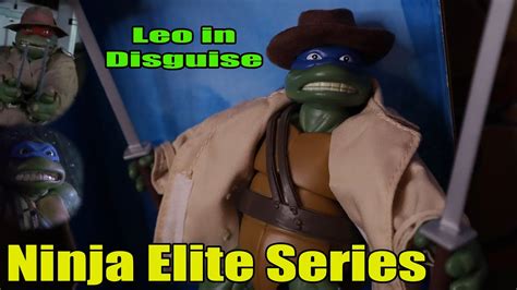 New Playmates Tmnt Ninja Elite Series Leo In Disguise Figure Review