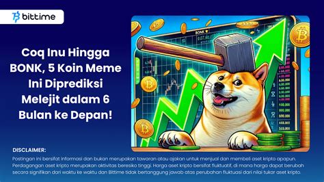 Coq Inu To Bonk These 5 Meme Coins Are Predicted To Skyrocket In The