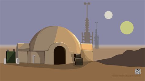 Luke S House On Tatooine By Ivanomatt On Deviantart