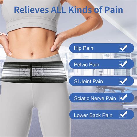 Sacroiliac Joint Hip Belt Lower Back Support Braces For Pelvic Support