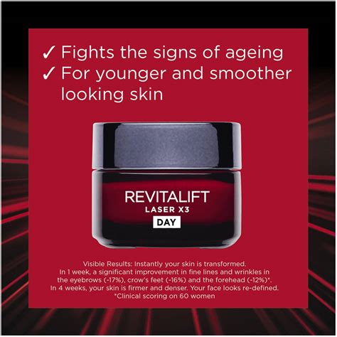 L Oreal Revitalift Face Cream Laser Day Cream Ml Woolworths