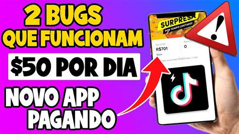 2 Melhores Bugs Para Ganhar Dinheiro No Tiktok Lite 50 Dia App