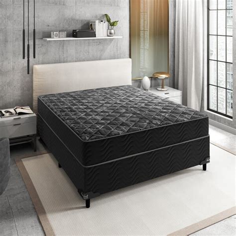 Cama Box Casal Conjugado Ortopédico Espuma D28 Verona 40x138x188cm