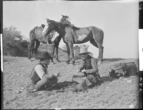 Charley Thompson Left And Ed Bomar Right Having A Game Of Seven Up