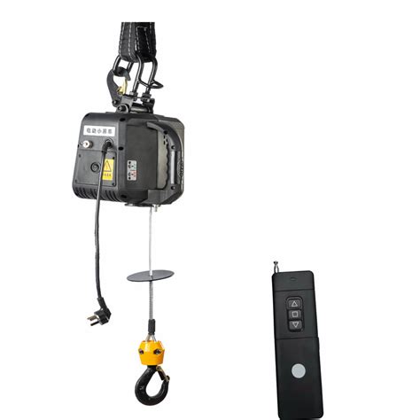 Portable Electric Winch With Wireless Remote Hand Winch Traction Block