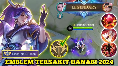 Settingan Emblem Hanabi Tersakit Damagenya Gak Ngotak Best Build