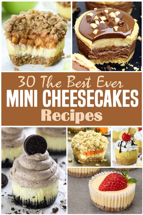 25 Easy Mini Cheesecake Recipes Best Bite Size Cheesecakes