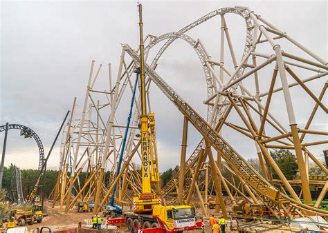 Hyperia Construction Updates Thorpe Parks New Rollercoaster For 2024