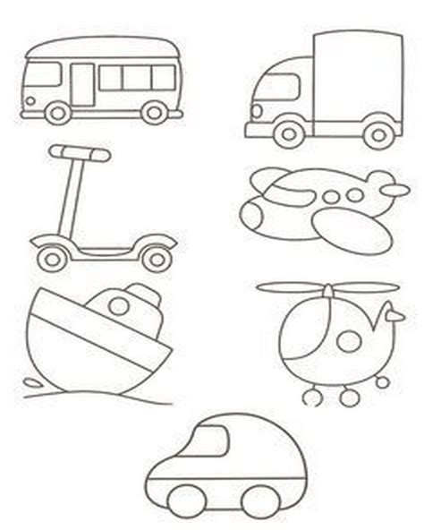 Pin On Transportes Para Colorir