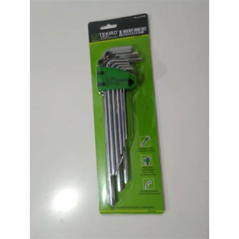 Jual Hex Long Tekiro Kunci L Set Panjang Pcs Hex Key Long Set Pcs