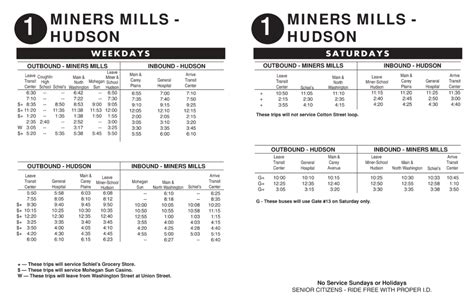 Bus 1 Schedule Today - Schedule Printable