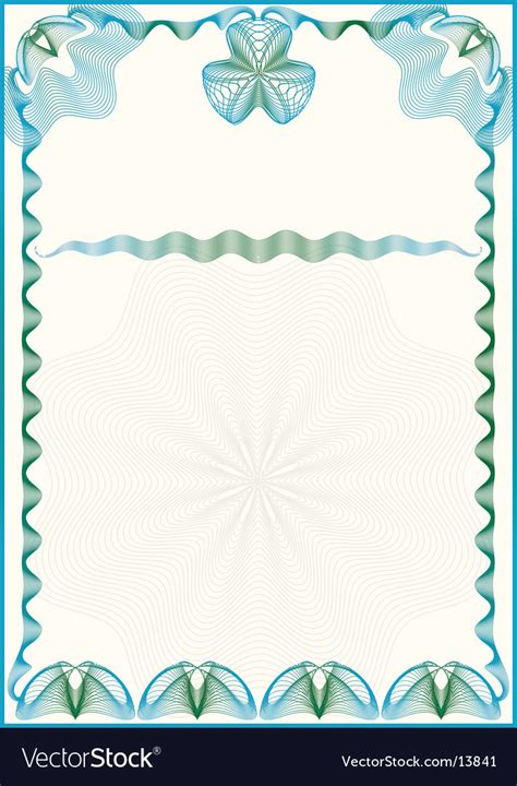 Certificate border Royalty Free Vector Image - VectorStock