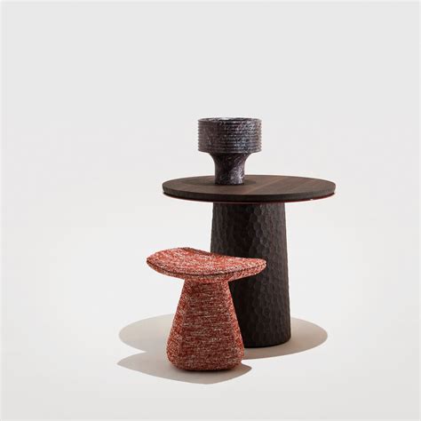 Dam stool wool edition design Christophe Delcourt Collection Particulière