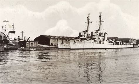 An Old Black And White Photo Of A Ship In The Water