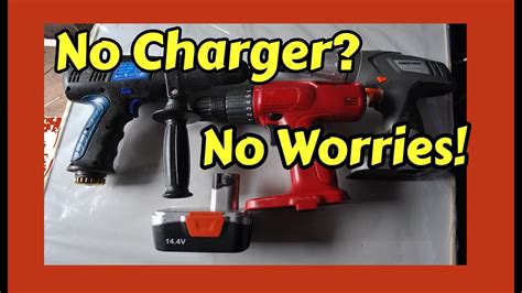 Charge A Cordless Drill Without A Charger YouTube