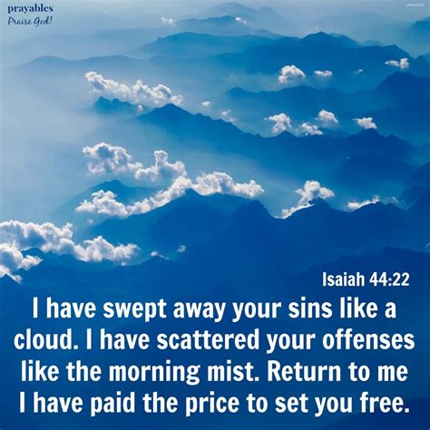 Bible Isaiah 44 22 Prayables