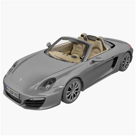 Porsche Boxter S 981 2013 2 Modelo 3d 149 Max 3ds Lwo Obj Ma