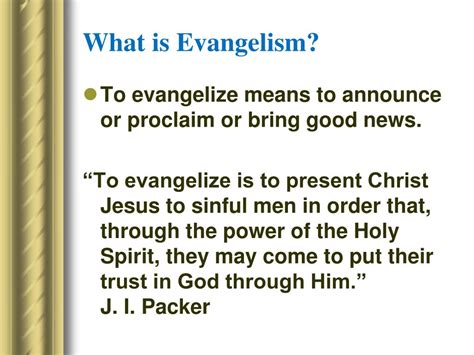 Ppt Evangelism Training 1 Powerpoint Presentation Free Download Id