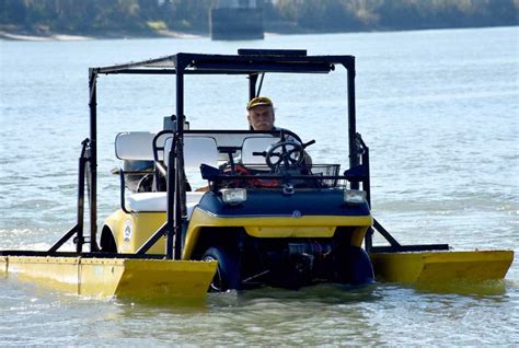 Mission Man Invents Amphibious Golf Cart