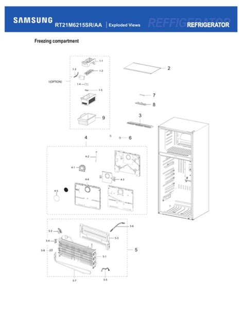 Samsung RT21M6215SR AA 06 Refrigerator Partswarehouse