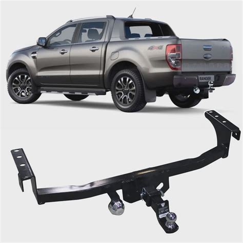 Engate Ford Ranger 2013 a 2021 Reese Reboque Rabicho Protetor Removível