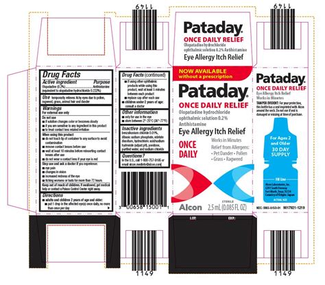 Pataday Once Daily Relief Olopatadine Hydrochloride Solution