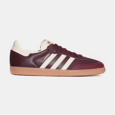 adidas Samba OG Maroon Cream White - Droper