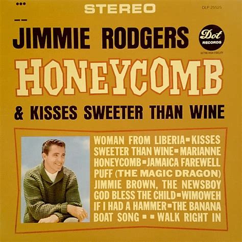 Jimmie Rodgers - Honeycomb & Kisses Sweeter Than Wine (1963, Vinyl ...