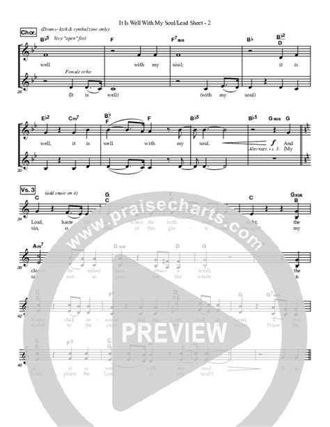 It Is Well With My Soul Sheet Music Pdf Great Name Worship Project