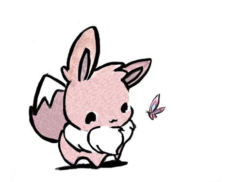 Eevee Cute Kawaii Drawing Eevee Cute Kawaii Pokemon - mymindbodyandsoul20xx