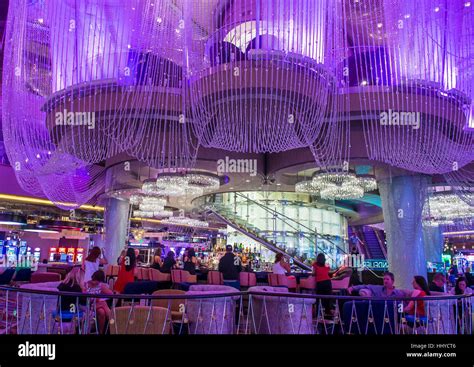 Las Vegas Oct 05 The Chandelier Bar At The Cosmopolitan Hotel