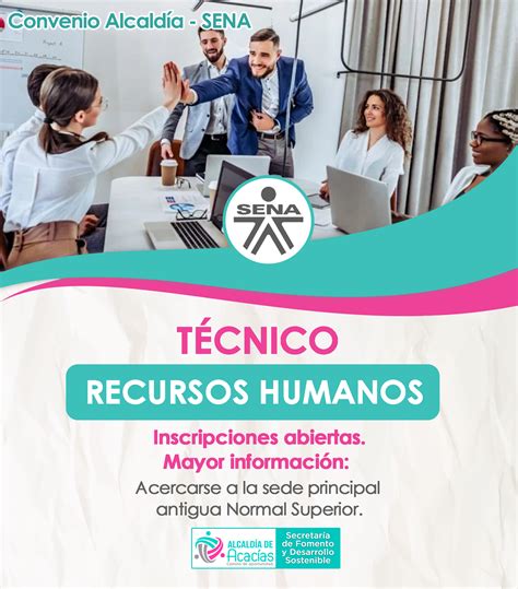 Convenio Sena Alcald A Inscr Base Al T Cnico En Recursos Humanos