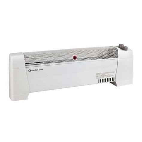 Portable Electric Baseboard Heater 1500w 5120 Btu Silent Utility Space